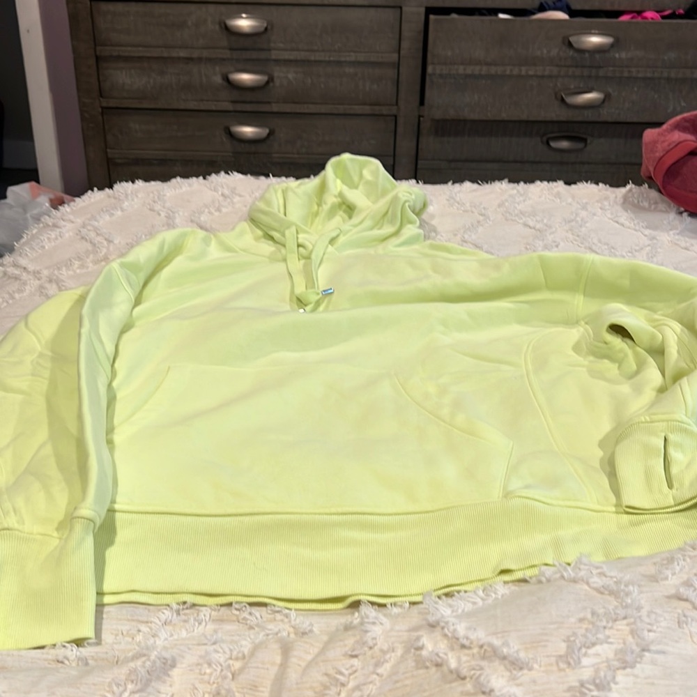 Neon yellow hoodie